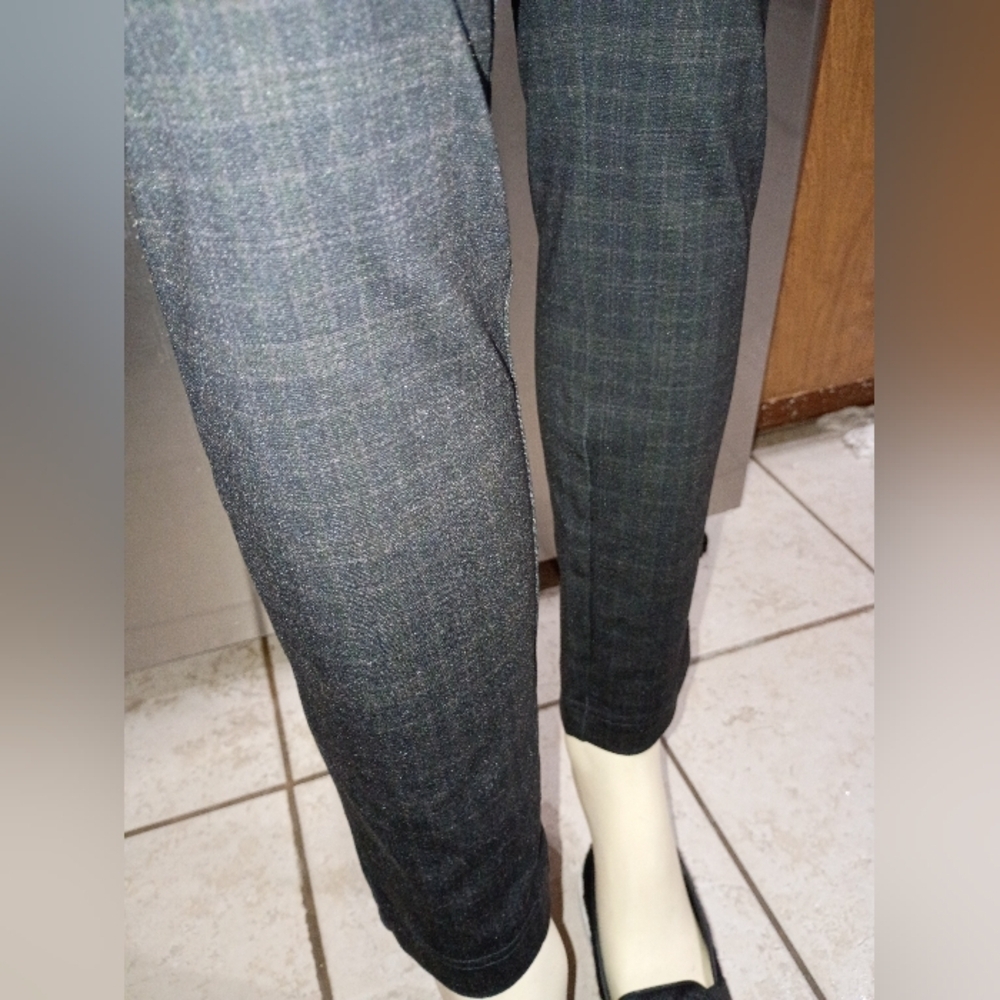 NWT Calvin Klein Modern Essentials Plaid Pull-On Slim Pants - Size S - Picture 13 of 15